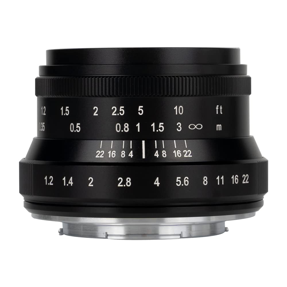 7artisans 35mm F1.2 Mark II APS-C Manual Fixed Objektiv für Fujifilm X-Mount spiegellose Kamera wie