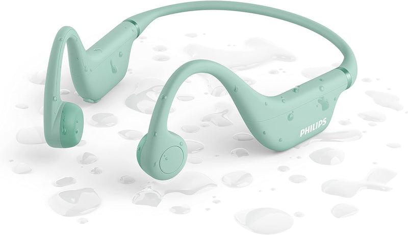 Philips TAK4607GR/00 Kabellose Open-Ear-Kopfhörer für Kinder, IPX5 Wasserschutz und bis zu 5 Stunden