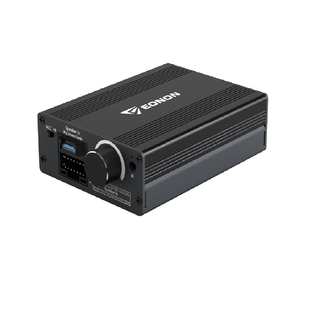 Eonon DSP-Digitalverstärkerbox, 4CH×50W Ausgang, EQ-Modus, Bluetooth Netzstecker für Autoradio A304