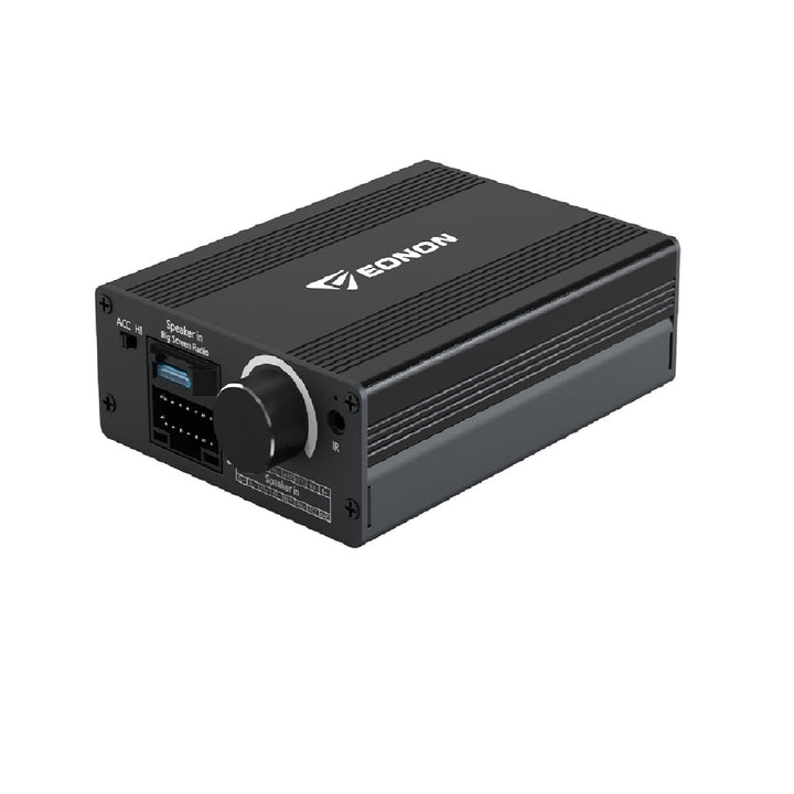 Eonon DSP-Digitalverstärkerbox, 4CH×50W Ausgang, EQ-Modus, Bluetooth Netzstecker für Autoradio A304