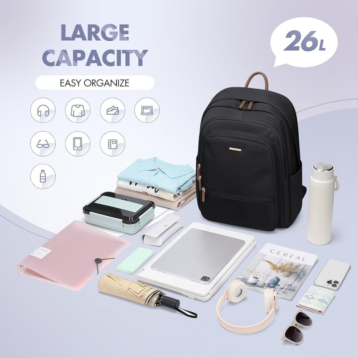 GOLF SUPAGS Gross Arbeitsrucksack Damen, Wasserdicht Laptop Rucksack mit Laptopfach, Multifunktional