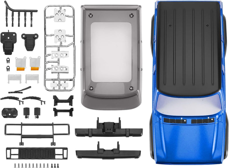 INJORA 6,10 Zoll Radstand ABS Hardtop Cherokee Karosserie für 1/18 RC Crawler TRX4M Bronco Defender