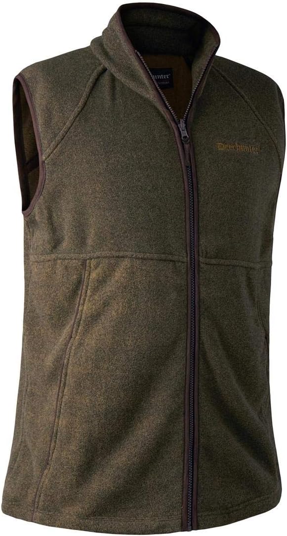 Deerhunter Herren Fleece Weste S Grün, S Grün