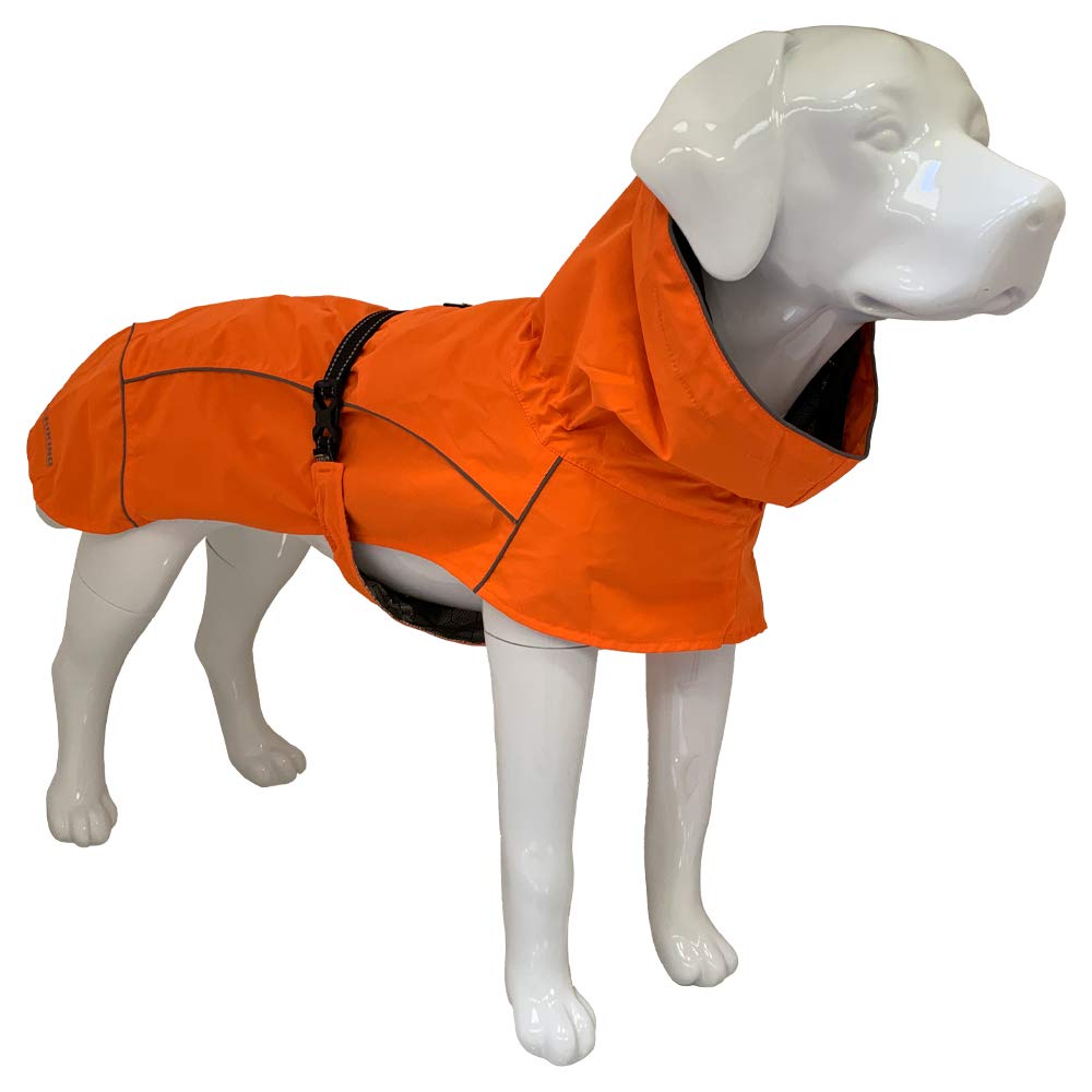 Croci Hiking Hundemantel, wasserdicht, für Hunde, Makalu, feuchtigkeitsregulierendes Futter, Orange,