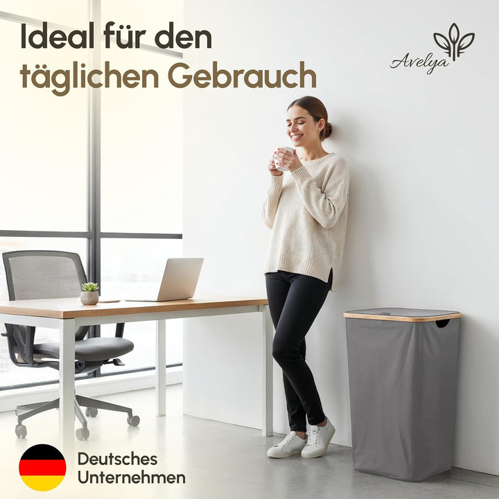 Gelber Sack Ständer 110L-Gelber Sack Mülleimer & Müllsackständer für gelbe Säcke - Premium Müllständ