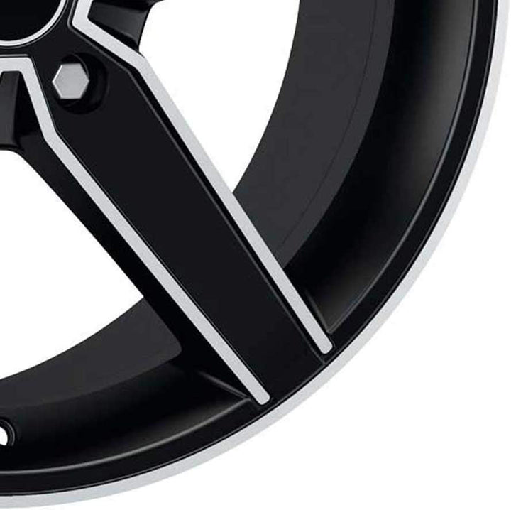 AUTEC Delano Schwarz matt poliert 8,5x20 ET42 5.00x112.00 Hub Bore 70.00 mm - Alu felgen