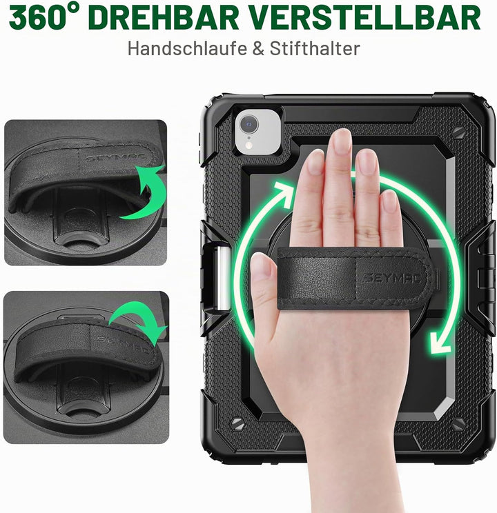 SEYMAC Hülle für iPad Air 5. / 4. Generarion 2022/2020 10,9 Zoll, iPad Air 5 Hülle, Stossfeste iPad