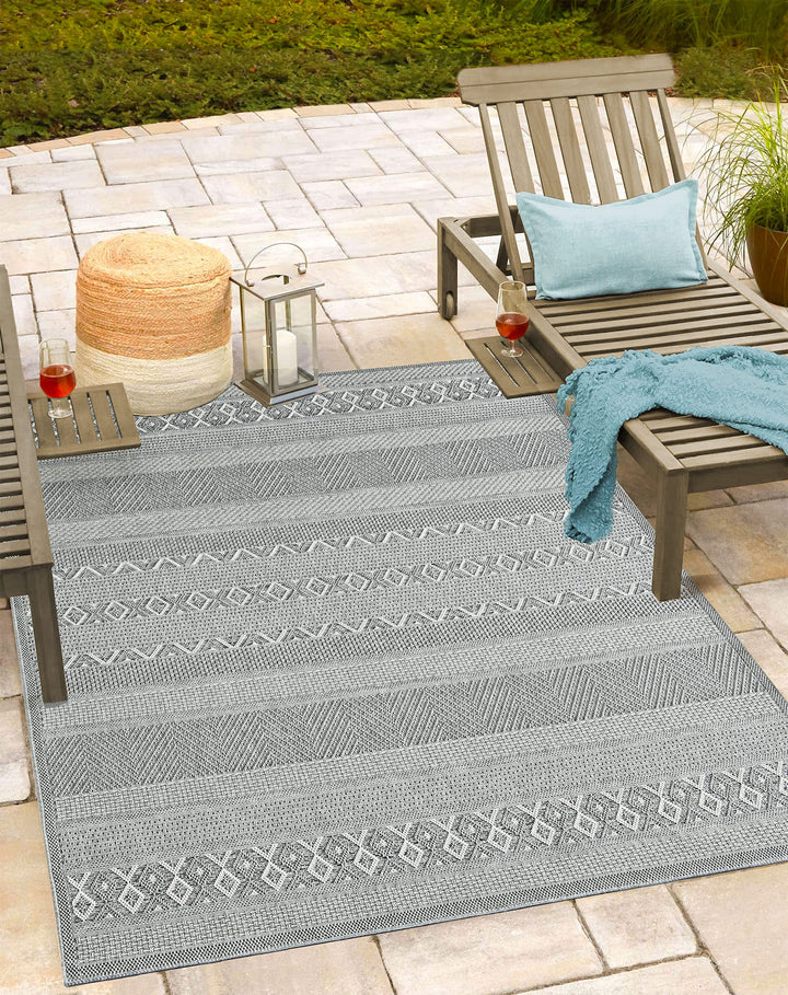 Mia's Teppiche Adora - moderner Teppich, Boho-Style, In- und Outdoor geeignet, besonders flach, idea