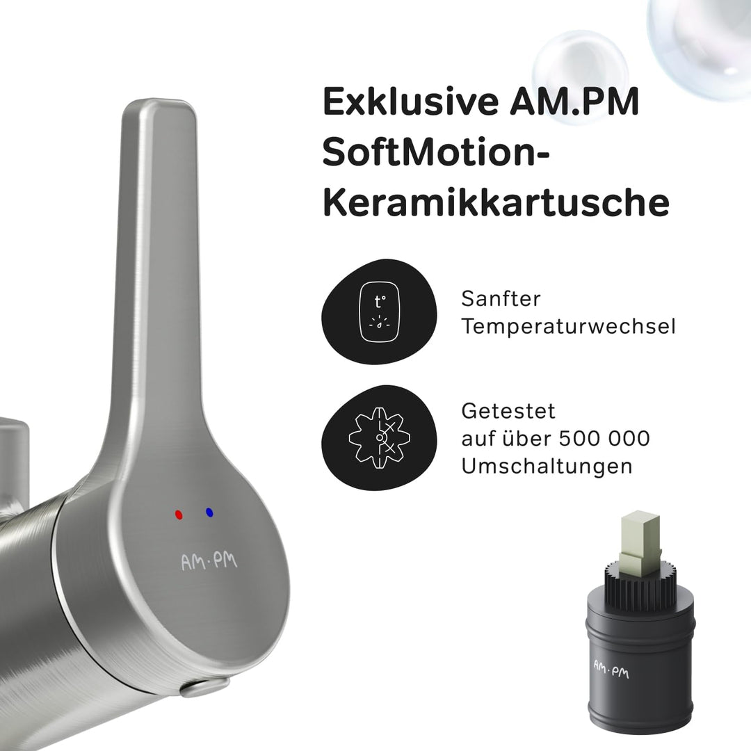 AM.PM X-Joy S – Küchenarmatur mit Einhebelmischer | Spültischarmatur Hochdruck für Küche | Wasserhah