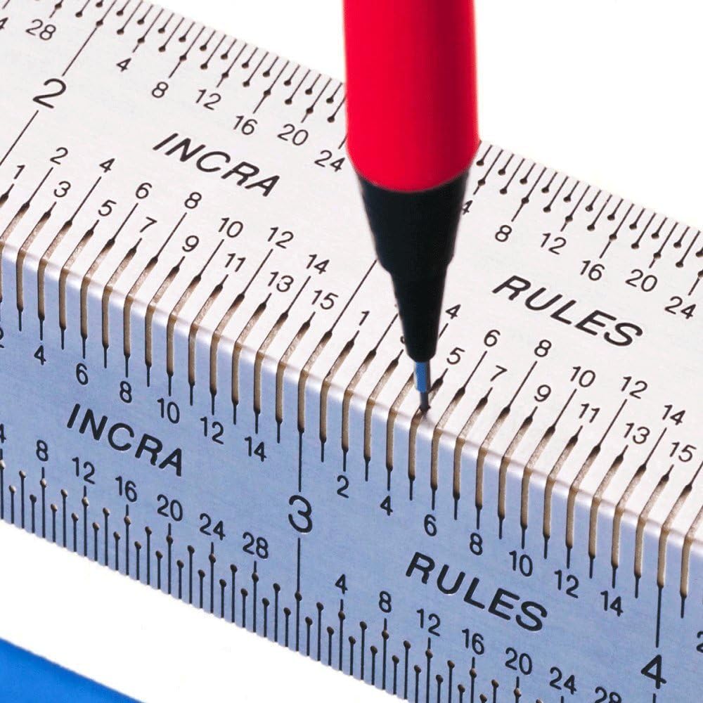 INCRA BNDRUL12 Präzisions-Biegungslineale, 30,5 cm 12-Inch, 12-Inch