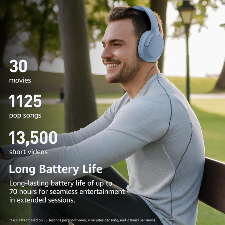 TOZO HA1 Over Ear Kopfhörer, Kopfhörer Kabellos Bluetooth 5.4, ENC Noise Cancelling Kopfhörer mit 70