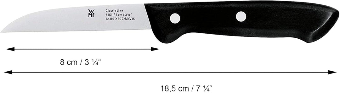 WMF Messerblock mit Messerset 6-teilig CLASSIC LINE 5 Messer, 1 Block aus, Single