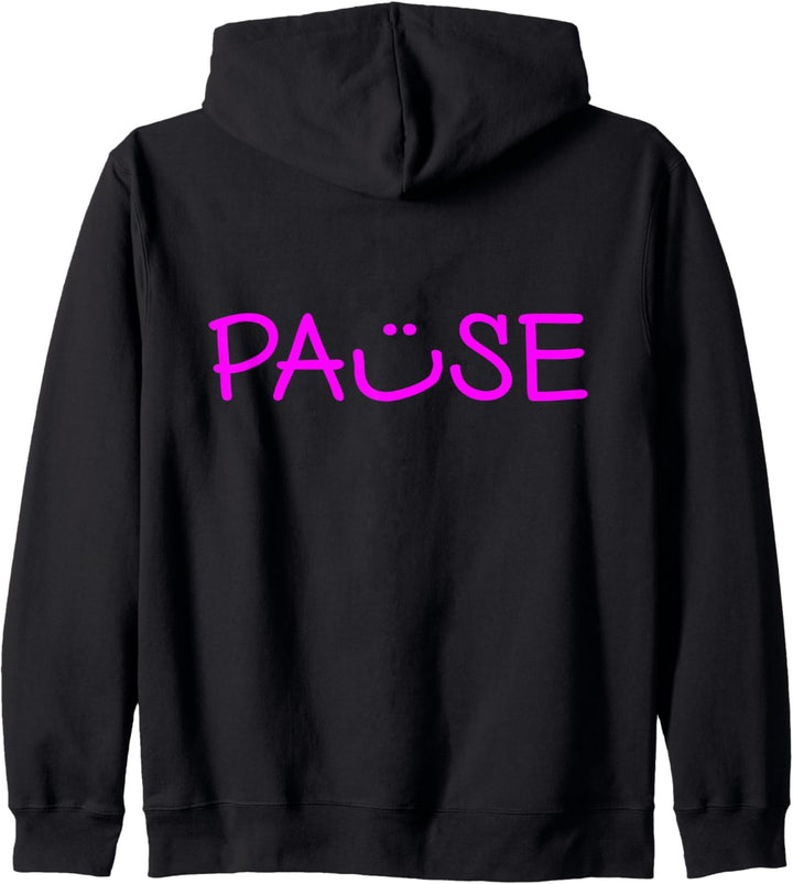 Pausenjacke Krankenschwester pink Krankenpflege Altenpflege Kapuzenjacke