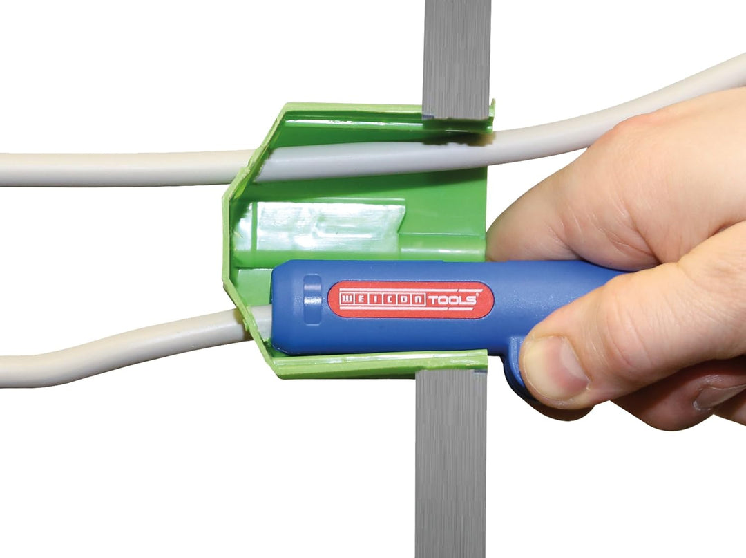 WEICON TOOLS Rundkabel-Stripper No. 13 6er Set; Entmanteler für Rund- und Feuchtraumkabel von 6-13 m