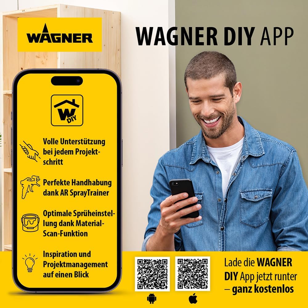 WAGNER Airless Farbsprühsystem Control 150 M für Wandfarben, Lacke, Lasuren, Holz- & Korrosionsschut