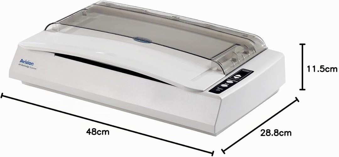 Avision FB2380E CCD, Flachbettscanner (USB 3.2 Gen1x1) A4 mit Buckante