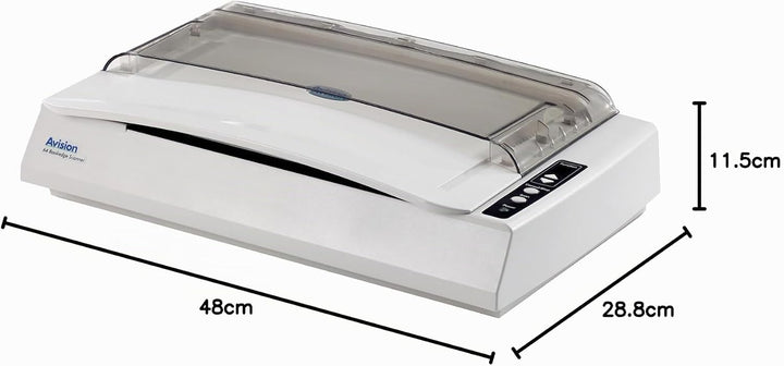 Avision FB2380E CCD, Flachbettscanner (USB 3.2 Gen1x1) A4 mit Buckante
