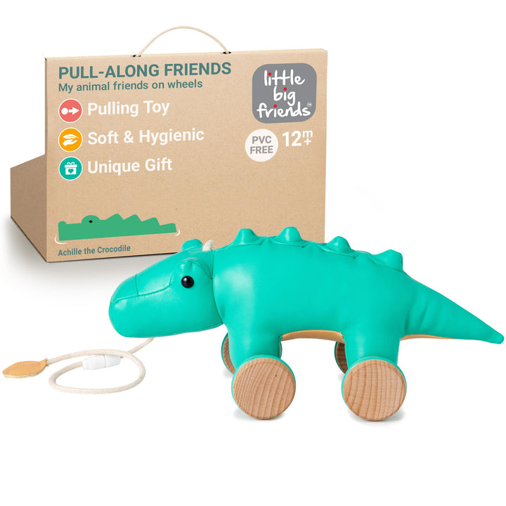 Little Big Friends Pull Along Friends | Pull Along Toy for Baby | Traditional Toys | Easy to Clean |