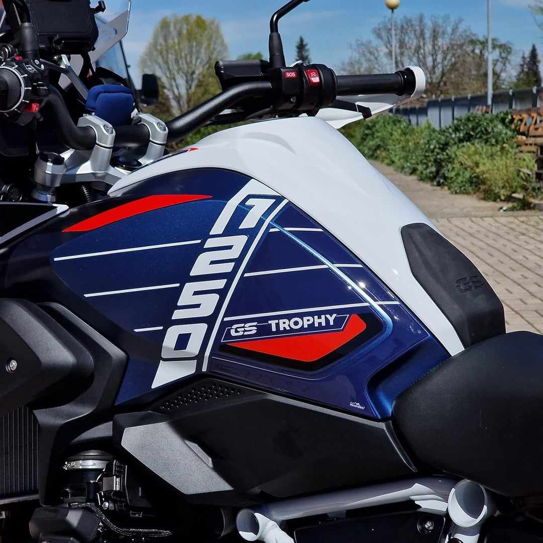 Resin Bike Motorrad-Aufkleber passend für BMW R 1250 GS Trophy 2023 Motorrad-Schutz gegen Stösse und
