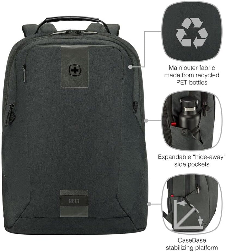 WENGER Laptop-Rucksack mit Tablet-Fach, Notebook bis 16 Zoll, Tablet bis 10 Zoll, Organizer, Damen H
