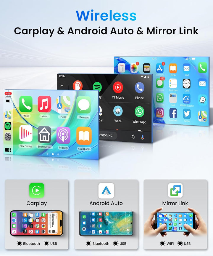 Rimoody 4+64G Android Autoradio für Peugeot 2008 208 2012-2018 10.1 Zoll HD Autoradio mit Carplay An