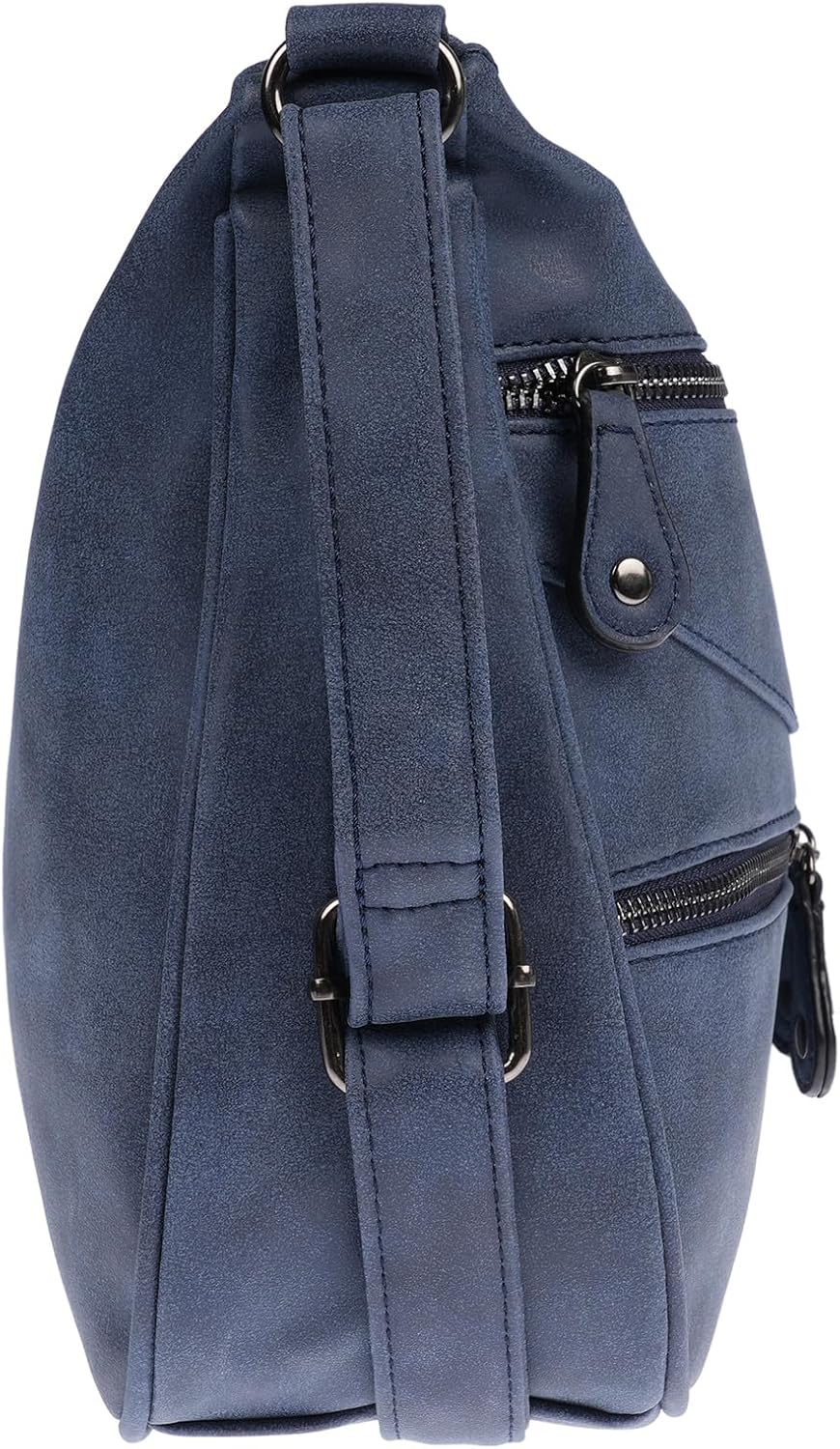 Christian Wippermann Damen Tasche Schultertasche Umhängetasche Crossover Bag Leder Optik Handtasche