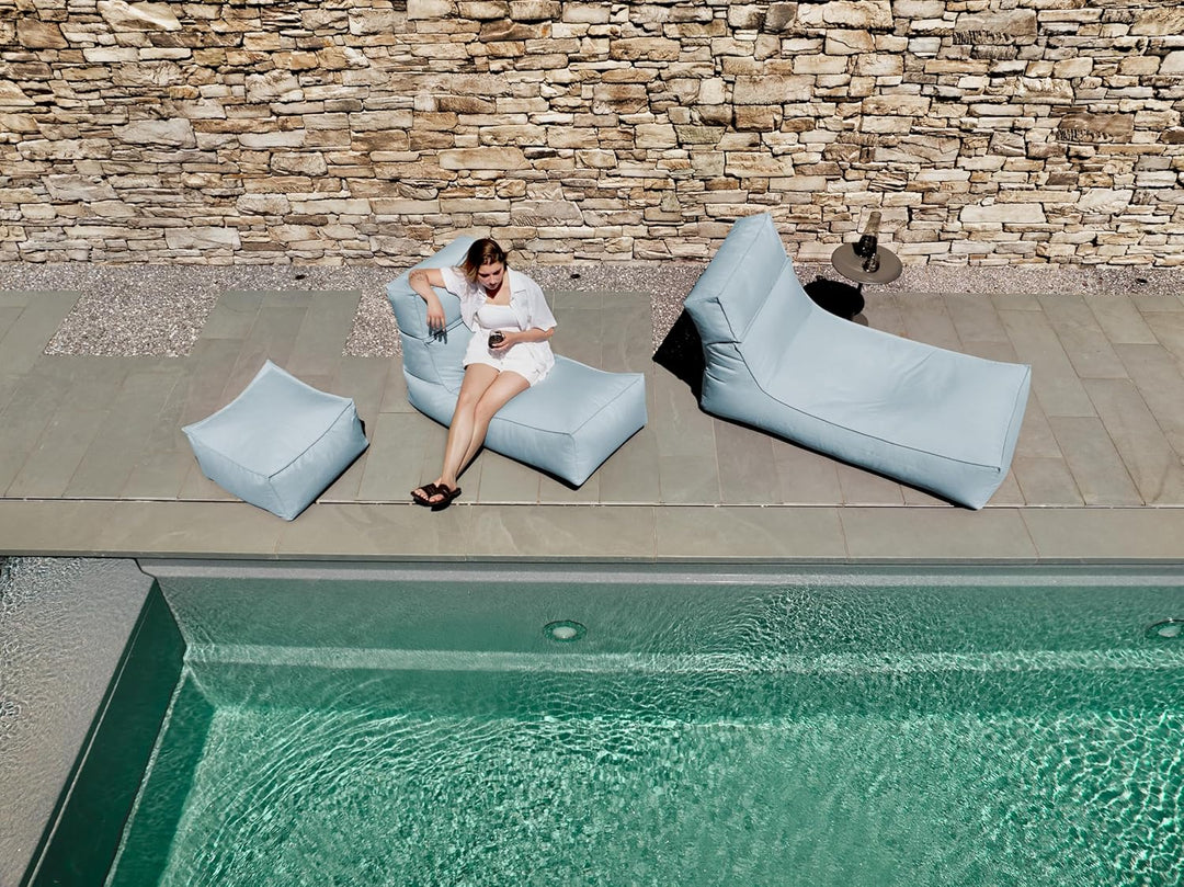 Blomus Outdoor Hocker -Stay- Wasserfest (Ocean) Ocean One Size, Ocean One Size