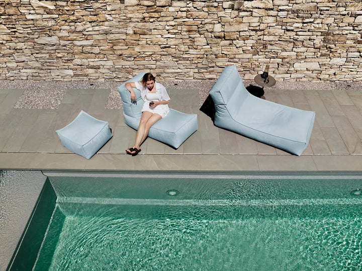 Blomus Outdoor Hocker -Stay- Wasserfest (Ocean) Ocean One Size, Ocean One Size