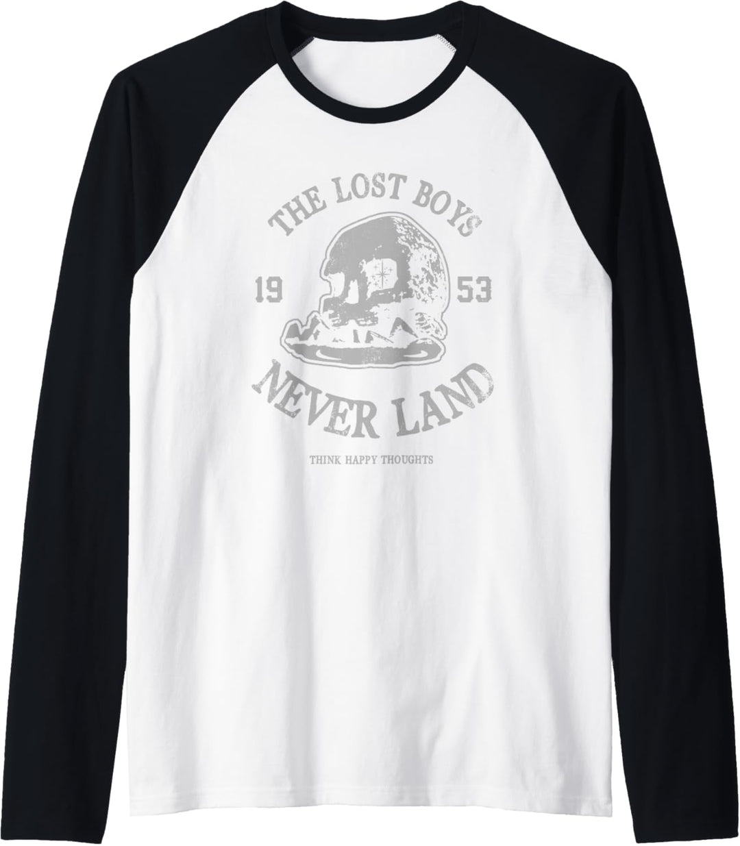 Disney Peter Pan The Lost Boys Never Land 1953 Skull Island Raglan