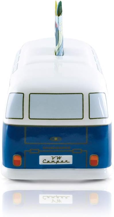 BRISA VW Collection - Volkswagen Spar-Büchse-Schwein-Dose im T1 Bulli Bus Samba Design (Classic Bus/