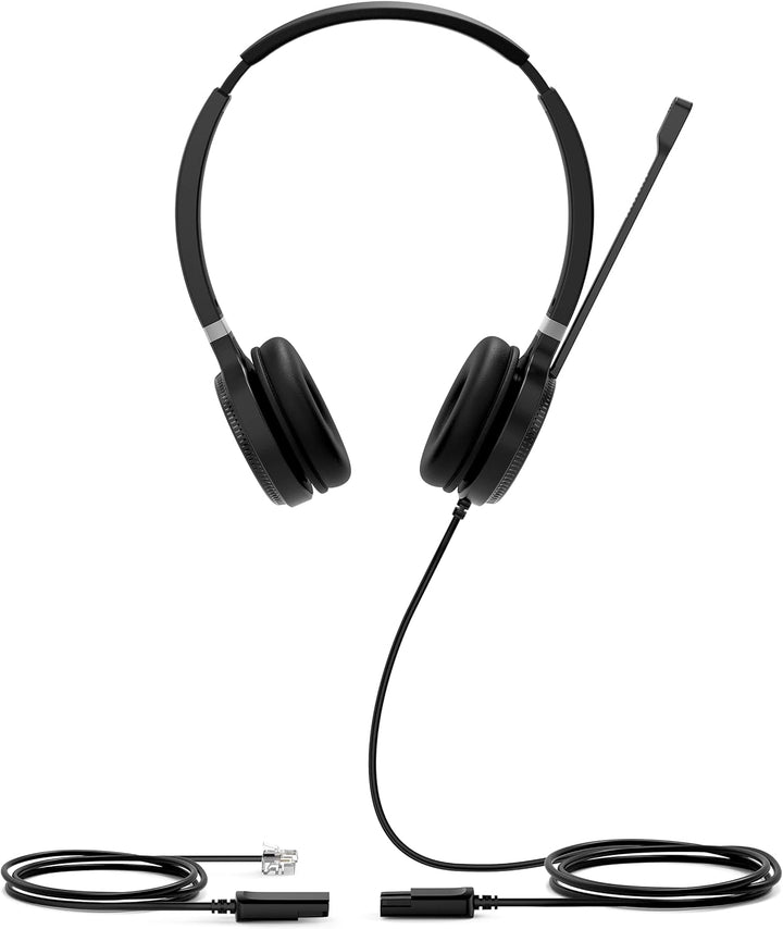 Yealink YHS36 Dual Kabelgebundenes Headset mit QD-auf-RJ-Port, YHS36 Dual