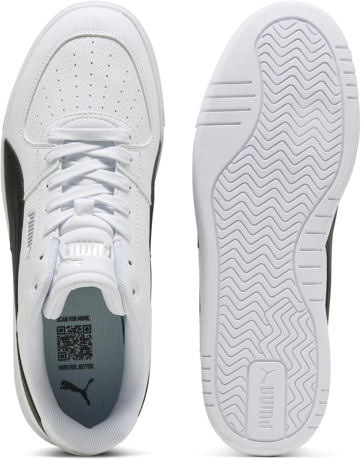 PUMA Unisex Caven IiiSneaker 36 EU Puma Weiss Puma Schwarz Puma Silber, 36 EU Puma Weiss Puma Schwar