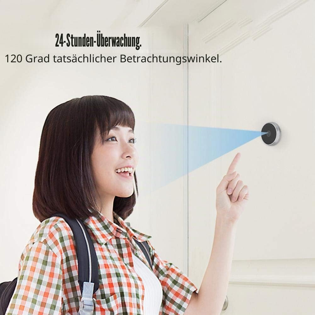 Nikou 3,5-Zoll LCD Tür Elektronische Türspion Guckloch Kamera, 120-Grad Digital Türklingel 2 Million