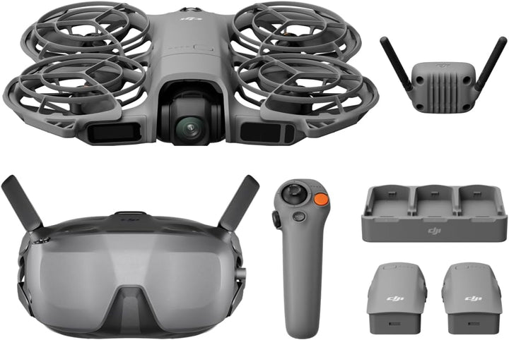 DJI Neo 2 Motion Fly More Combo mit RC Motion 3 und Goggles N3, Stabile Übertragung mit Digitalem Se