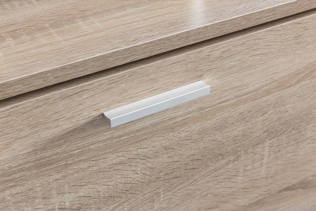 Wohnling Schuhkipper Split Modern 80 x 47 x 24 cm Holz Schuhregal Sonoma 1 Fach, Schuhkommode Flursc