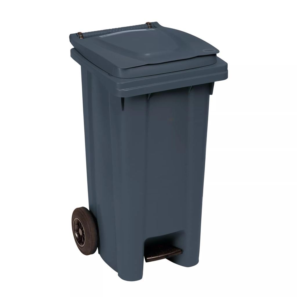 Stefanplast 643 - Mülltonne 48 x 55 x 94 cm grau, 48 x 55 x 94 cm Grau