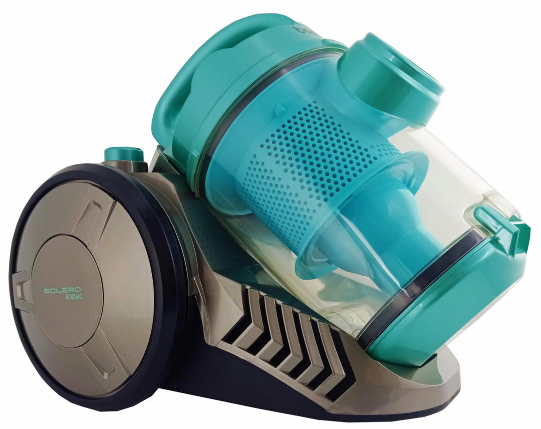Bastilipo Bolero 800-MC Multi-Cyklon-Staubsauger, mit extra Powerfull Silence, 800 W, Wassergrün