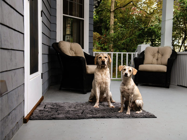 DGS Dirty Dog Doormat Runner L: 152 cm B: 76 cm grau 152 X 76 CM Grau, 152 X 76 CM Grau