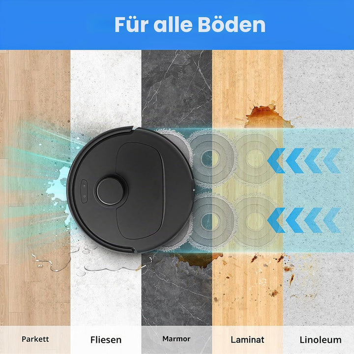 26 Ersatzzubehör für Roborock QV 35A / QV 35S / QR 798 / QR 598 Staubsauger Roboter, 6 Staubbeutel,
