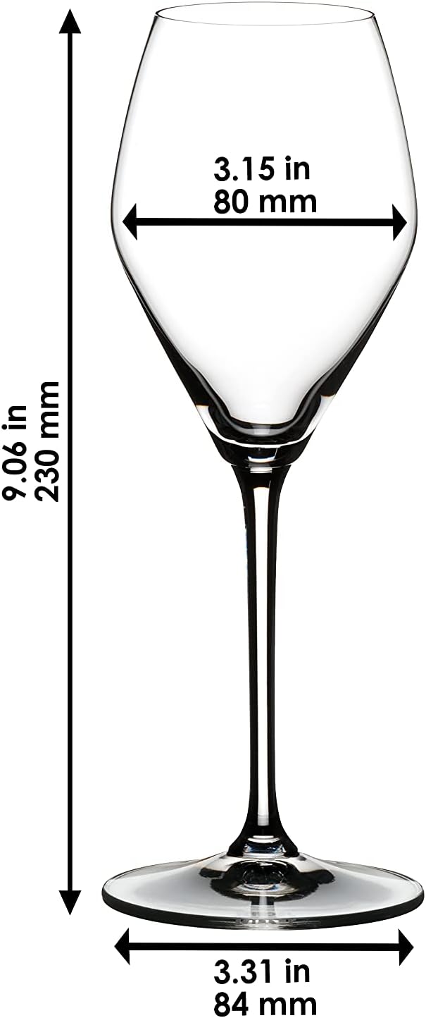 RIEDEL Extreme Rosé-/Champagner-Weinglas, transparent, 4 Stück, 11.36 fluid ounces Rose / Champagner