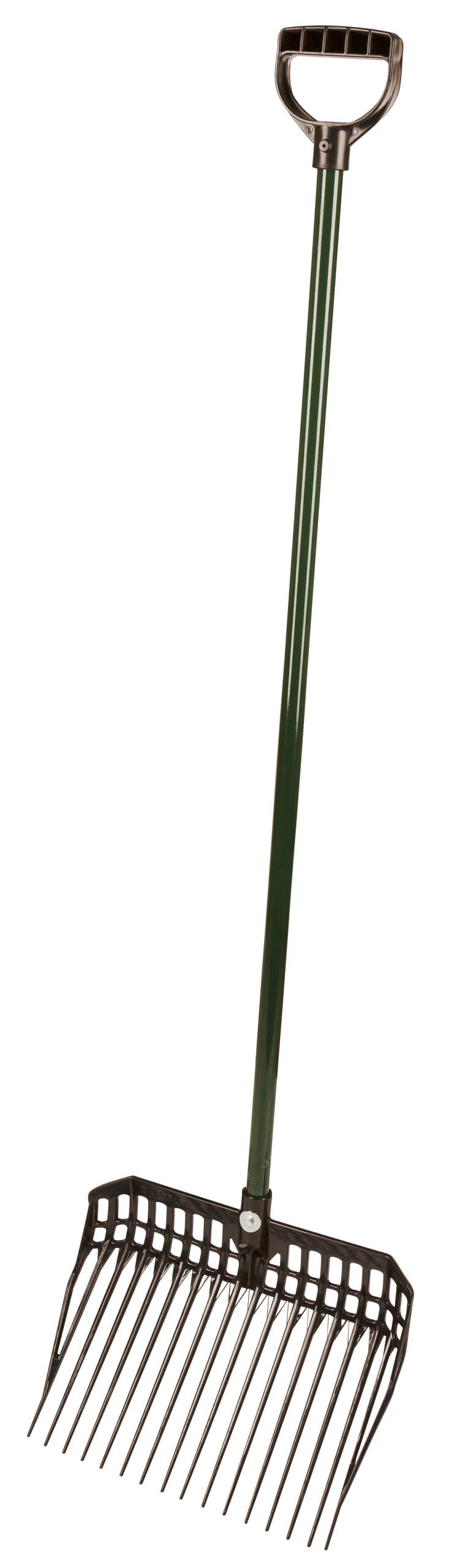 Kerbl 326055 Dunggabel Ecofork, mit Stiel, schwarz