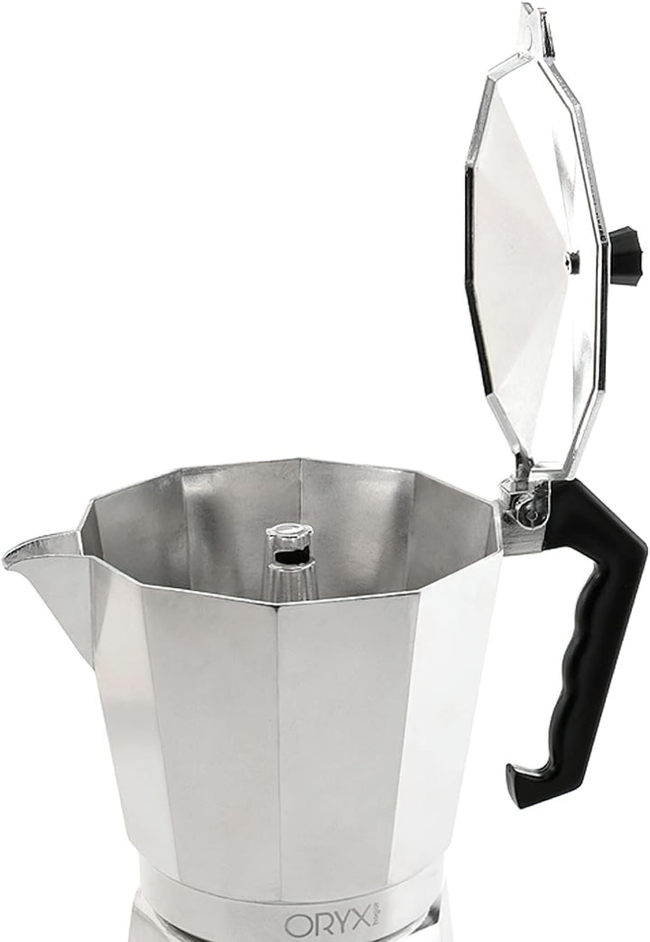 ORYX Espressokocher aus Aluminium 3 Tazas (150ml), 5056011, Silber, 3 Tazas (150ml)