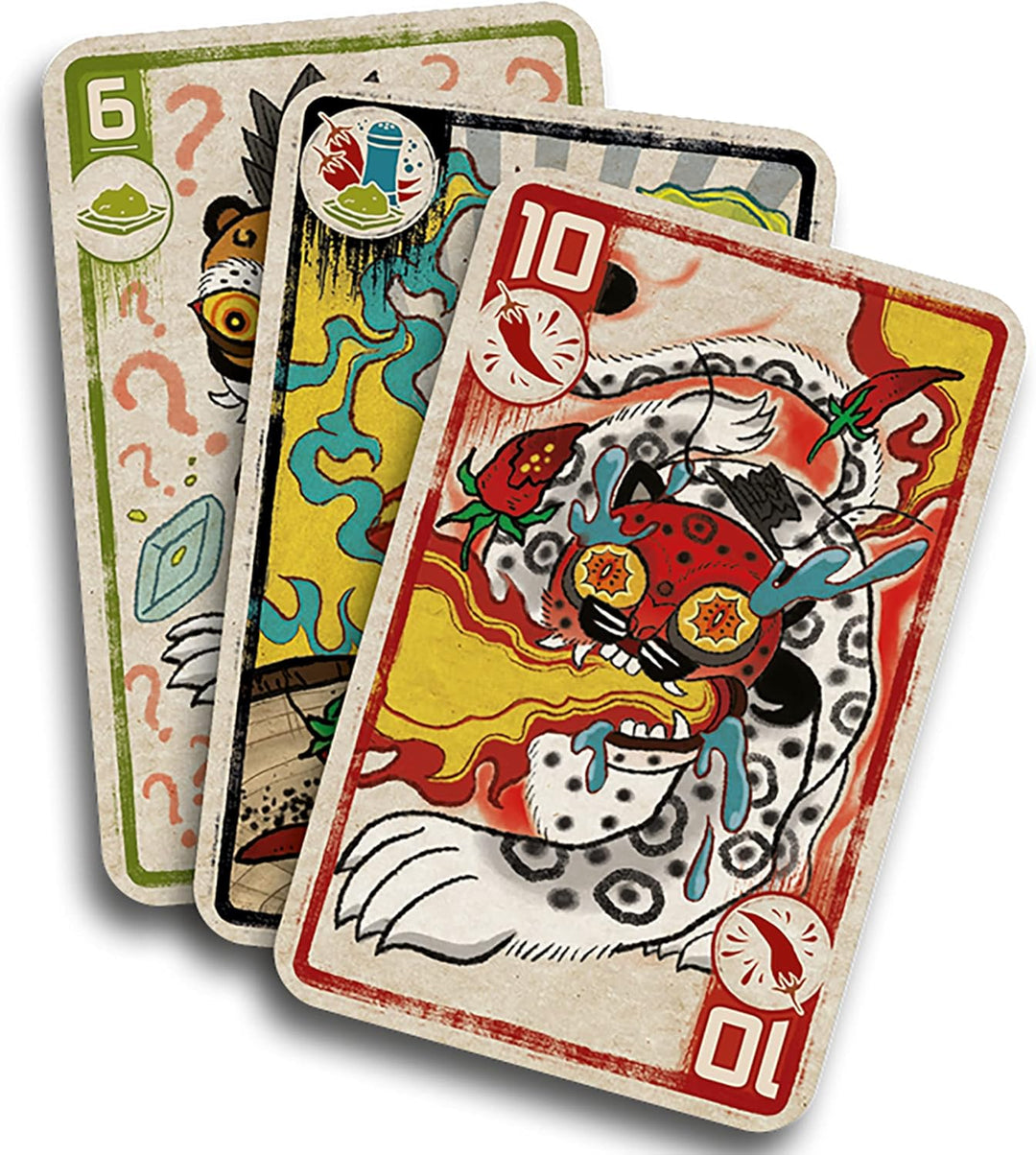 HeidelBär Games Spicy - Bluffing Card Game - Cards with Gold-Colored Backs - Party Board Game with B
