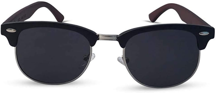 TWO-X Sonnenbrille WF schwarz getönt 50er 70er Vintage Holzbügel