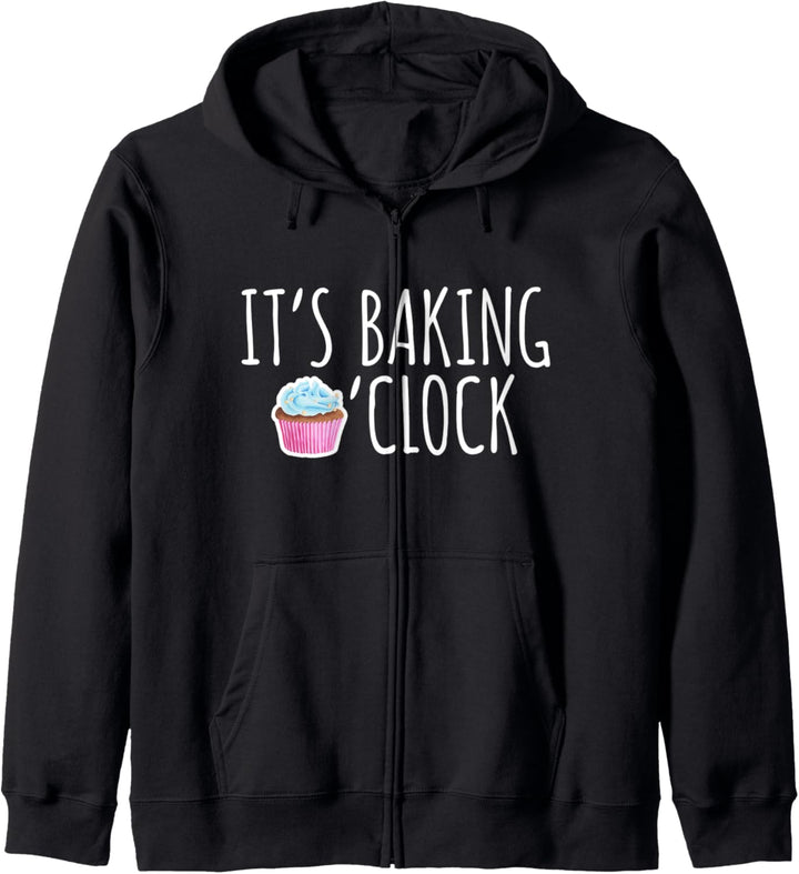 Lustiger Konditor Bäcker Pâtissier Backen I Zeit Für Cupcake Kapuzenjacke