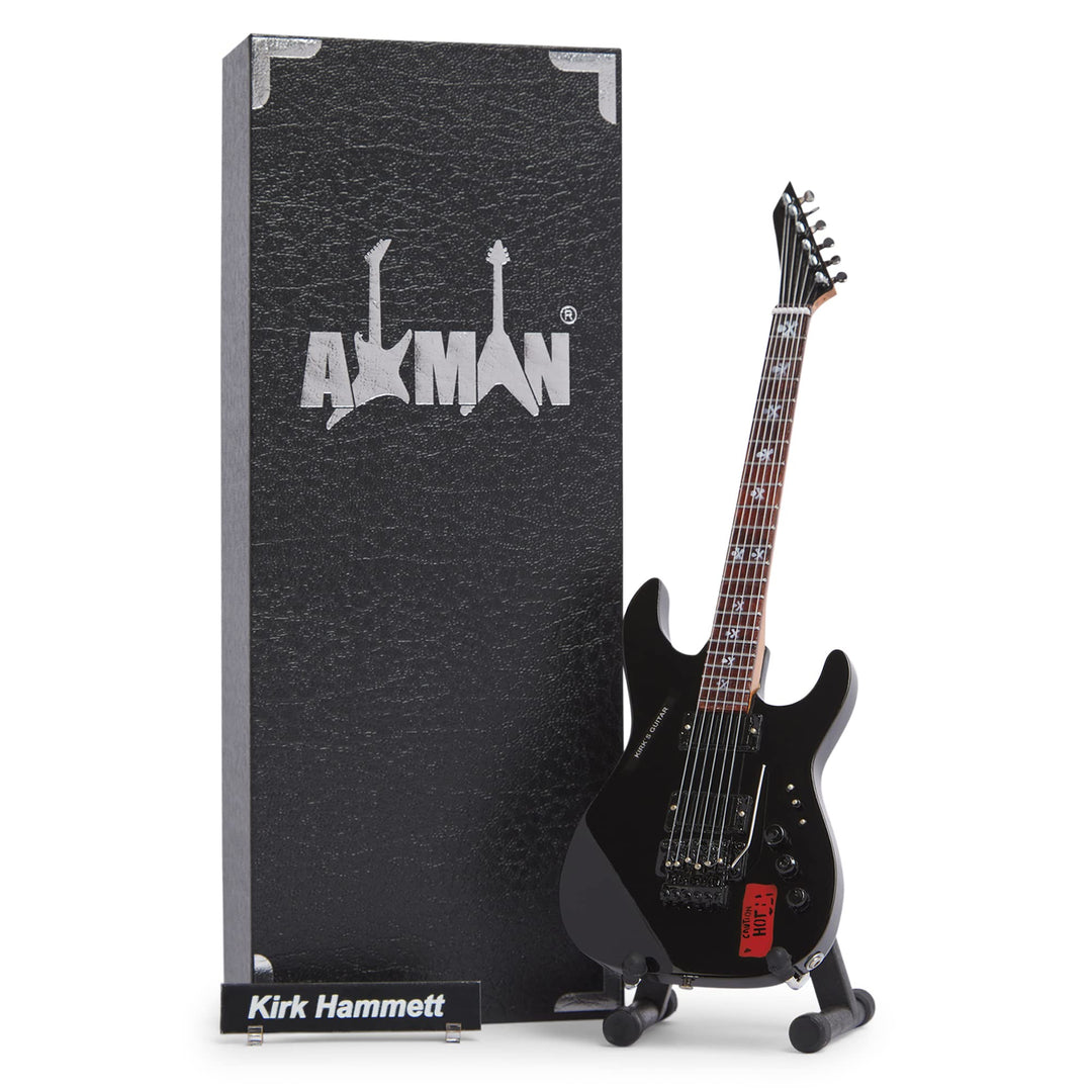 Kirk Hammett (Caution Hot) Miniaturgitarre - Musikgeschenke - handgefertigte Verzierung