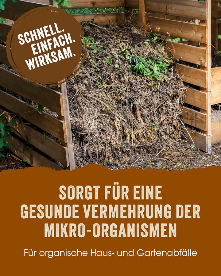 Allflor Schnellkomposter 10 x 2,5 Kg in der Faltschachtel I Mit hochwertigen Naturstoffen I Kurzer R