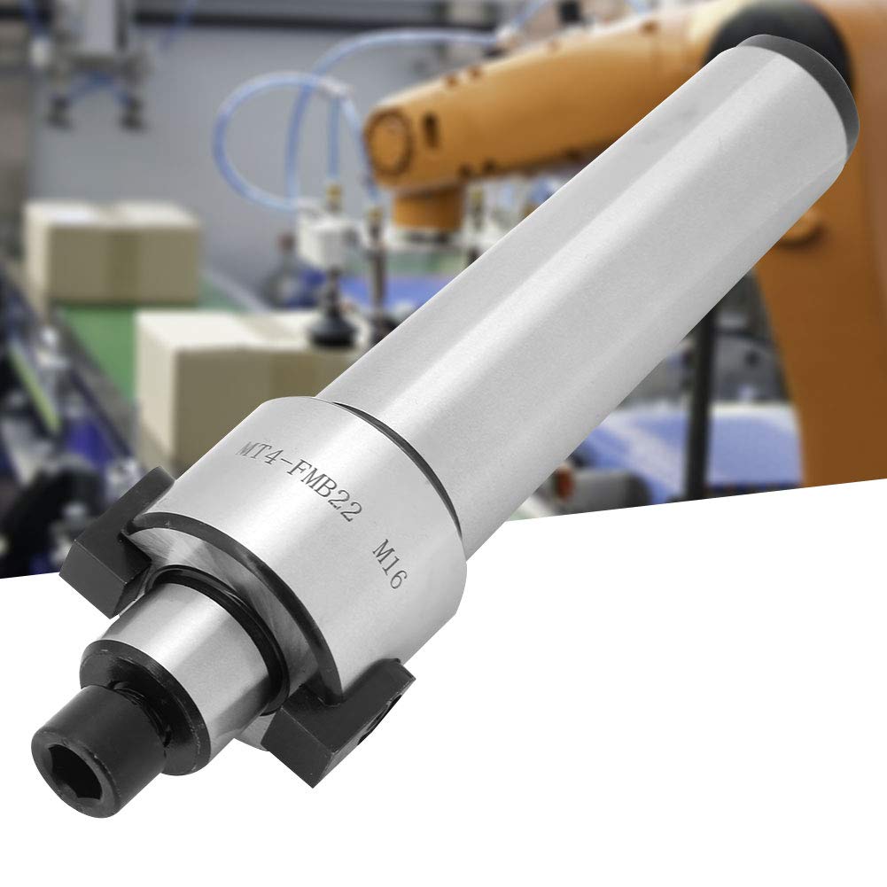 Fräsdornhalter, M16 Gewindekegelfräshalter Fräsdornkegelhalter für Fräser Stahl(MT4-FMB22)