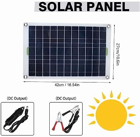 Solarbetriebene Wasserpumpe, Solar-Springbrunnenpumpen-Kit 50-W-Panel 800 L/h 12 V Geräuscharmes Bür