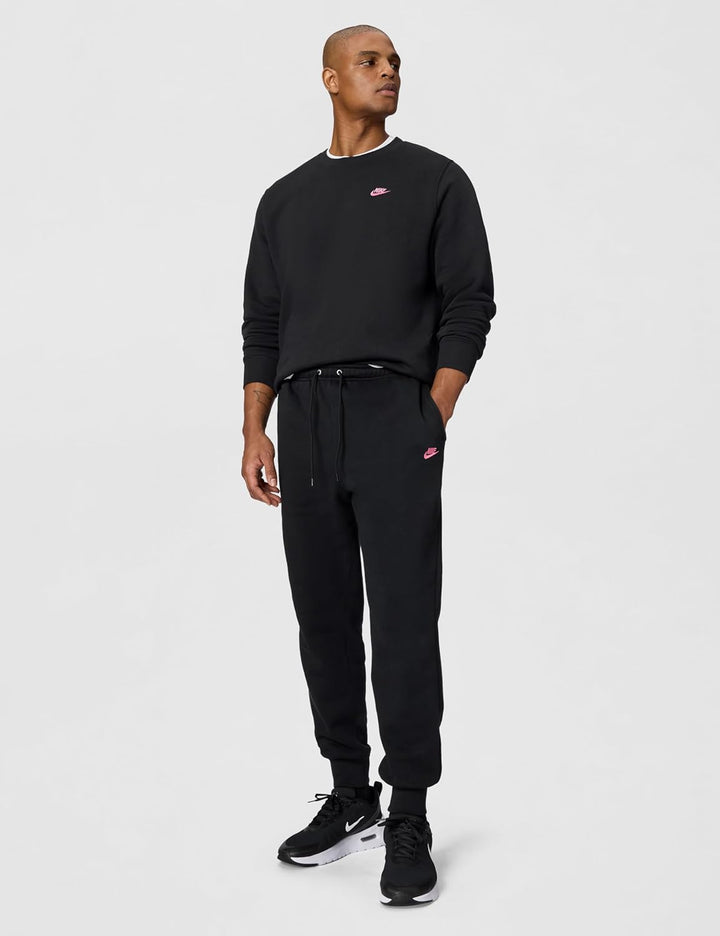 Nike Herren Sportswear Optic Jogger Hose M Black/Black/Pinksicle, M Black/Black/Pinksicle